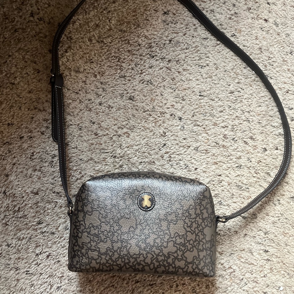Elegant Brown Tous Designer Crossbody Bag - Picture 2 of 4